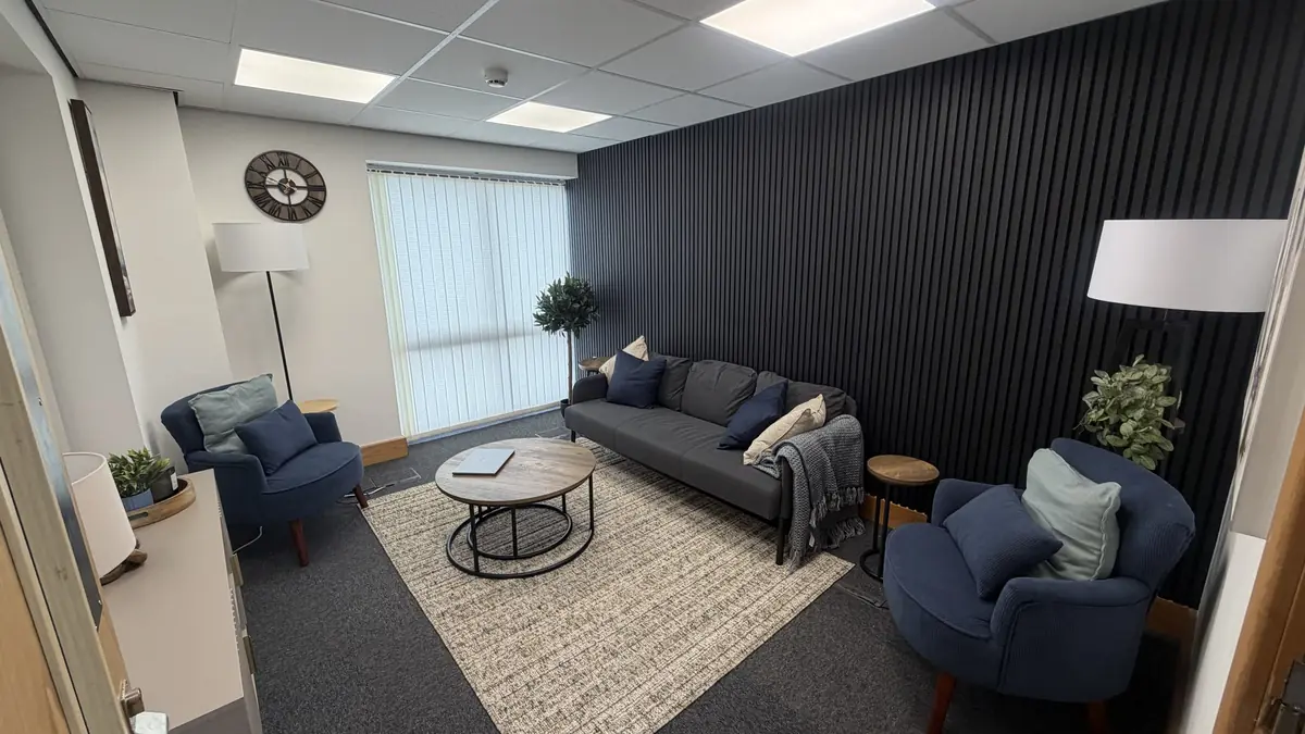 The assessment room at our Stafford clinic, Dunston